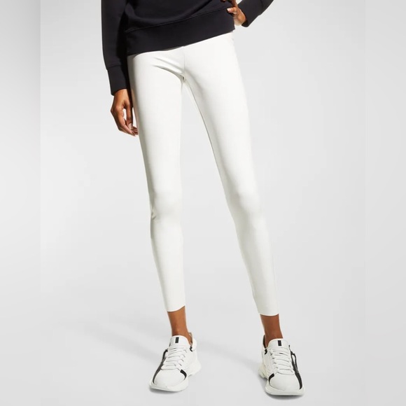 COMMANDO Control Top Faux Patent Leather Leggings | Porcelain | Size XS - Picture 4 of 10